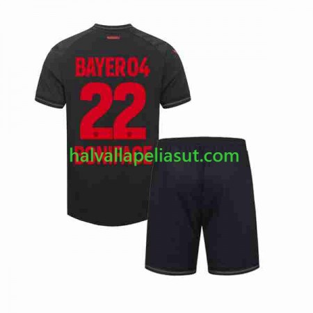 Jalkapallo Pelipaidat/Peliasut Bayer 04 Leverkusen Victor Boniface 22 Lasten Kotipaita 2023-2024 Lyhythihainen